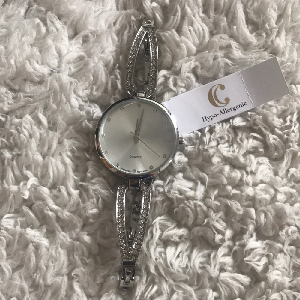 Silver Bling Watch